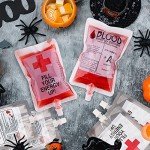 Halloween Blood Bag Infusion Set with Funnels