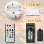 Color Changing LED Halloween Pumpkin Candle Lights