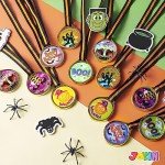 24 PCS Halloween Medal Trophies and Ribbons Set