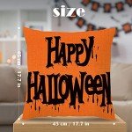 Halloween Linen Cushion Covers Set of 4