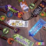24 PCS Halloween Medal Trophies and Ribbons Set