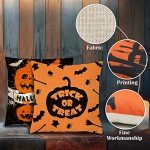 Halloween Linen Cushion Covers Set of 4