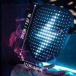MOYACA LED Gesture-Sensing Halloween Cosplay Mask