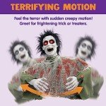 Zombie Groundbreaker Animated Halloween Decoration with Sound