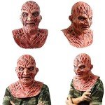 Freddy Krueger Latex Mask for Adult Costume