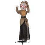 Animated Halloween Doll with Sound and Lights
