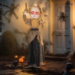 Animated Halloween Doll with Sound and Lights