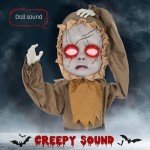 Animated Halloween Doll with Sound and Lights
