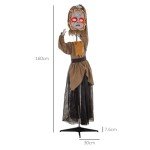 Animated Halloween Doll with Sound and Lights