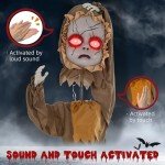 Animated Halloween Doll with Sound and Lights