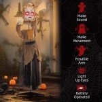 Animated Halloween Doll with Sound and Lights