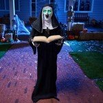 Scary Talking Nun Animatronics Halloween Decoration 65