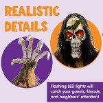 Animated Zombie Groundbreaker Light-Up Halloween Decor