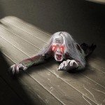 Voice-Activated Crawling Halloween Zombie Decoration