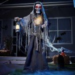 Spooky Animated Grim Reaper Decoration with Lights & Sound