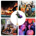Animated Flying Witch Prop for Halloween Decor