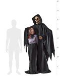 6.6 Ft Black Heart Animatronic Halloween Decor