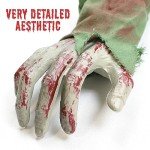 Voice-Activated Crawling Halloween Zombie Decoration