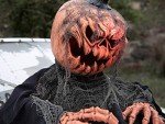 Animated Halloween Pumpkin Monster with Light & Sound