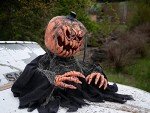 Animated Halloween Pumpkin Monster with Light & Sound