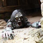 Voice-Activated Crawling Halloween Zombie Decoration
