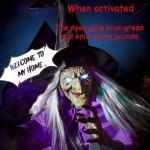 Animated Hovering Witch Prop for Halloween Decor
