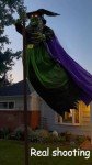 Animated Hovering Witch Prop for Halloween Decor
