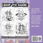 Halloween Magic: Little Witches Coloring Book