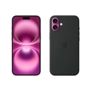 Apple iPhone 16 Plus 512GB - Pink + Black Case