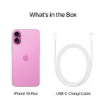 Apple iPhone 16 Plus 512GB - Pink + Black Case