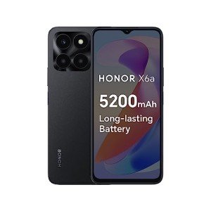 Honor X6a Dual-SIM 128GB Smartphone - Midnight Black