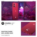 Motorola Moto G84 5G with Protective Cover - Magenta