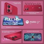 Motorola Moto G84 5G with Protective Cover - Magenta