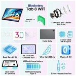 Blackview 10" Android Tablet 7GB RAM, 128GB Storage