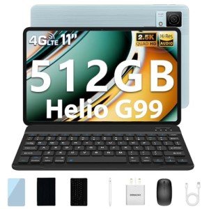 DOOGEE T40 11" Tablet: 512GB, 20GB RAM, Helio G99
