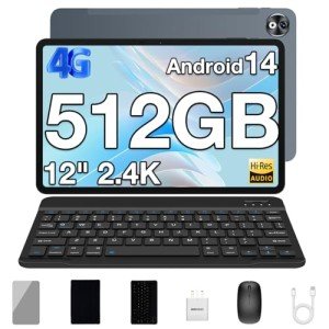 DOOGEE T40PRO 12" 4G Tablet with 20GB Storage