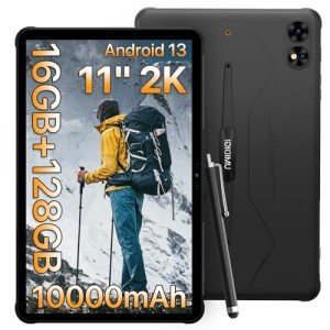 UMIDIGI 11" Rugged Android 13 Tablet with Stylus