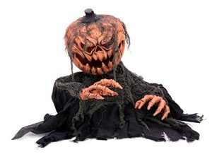 Animated Halloween Pumpkin Monster with Light & Sound