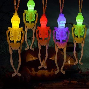 3m Skeleton LED String Lights for Halloween Decor