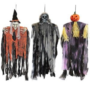 JOYIN Halloween Hanging Ghost Decorations Set of 3
