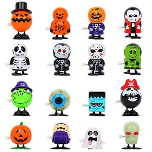 LOKIPA 16-Piece Halloween Wind-Up Toy Set