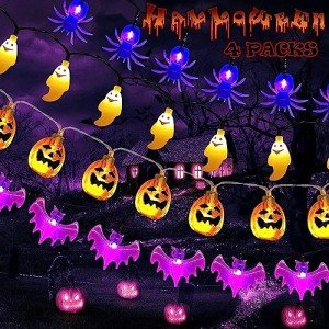 Battery Operated Halloween String Lights - 4 Sets