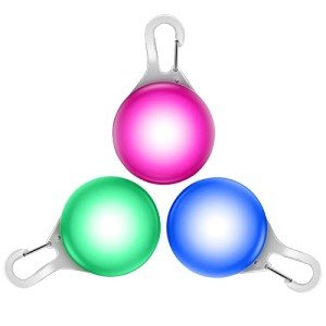 3-Pack LED Dog Collar Lights with 3 Modes
