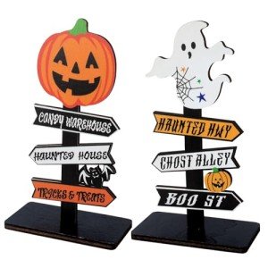 AWAVM Halloween Table Decor Set: Pumpkins & Ghosts