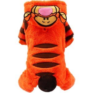 AIHANCH Soft Velvet Tiger Costume for Small Dogs