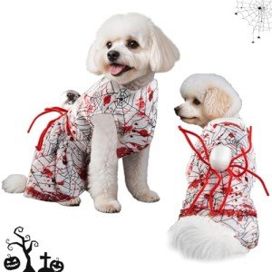Halloween Spider Print Dog Costume for Pets