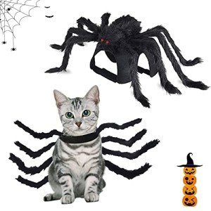 Furry Spider Costume for Pets - Adjustable Outfit