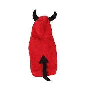Devil Festival Dog Costume with Mane for Pets