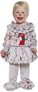 Bad Clown Baby Halloween Costume for Boys