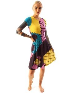 Sally Women's Short Sleeve Costume Dress - Disney